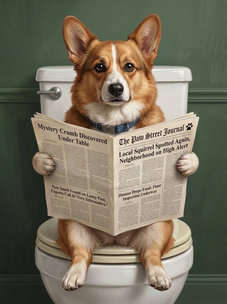 Morning News (Dog) example artwork