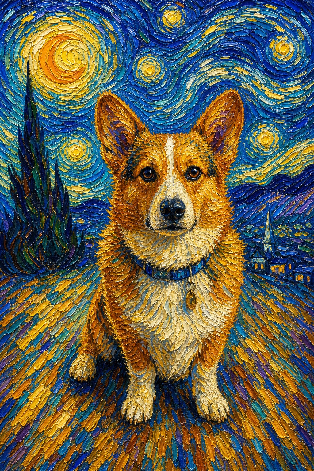 Starry Portrait example artwork